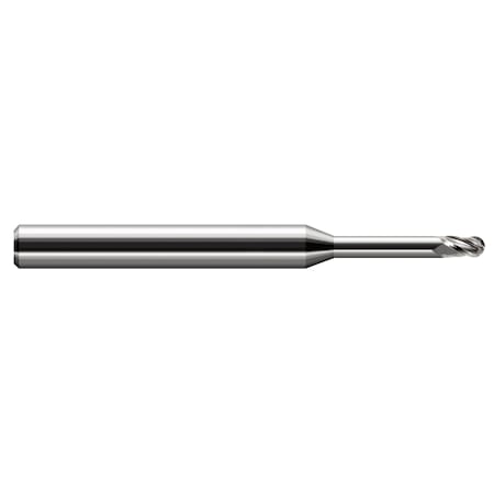 Harvey Tool Miniature End Mill - Ball - Long Reach, Stub Flute 868240